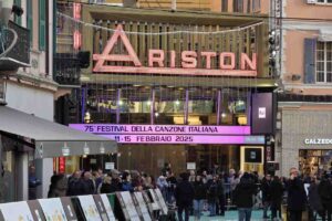 Entrata Ariston Festival di Sanremo