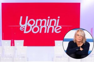 studio uomini e donne e collage maria de filippi