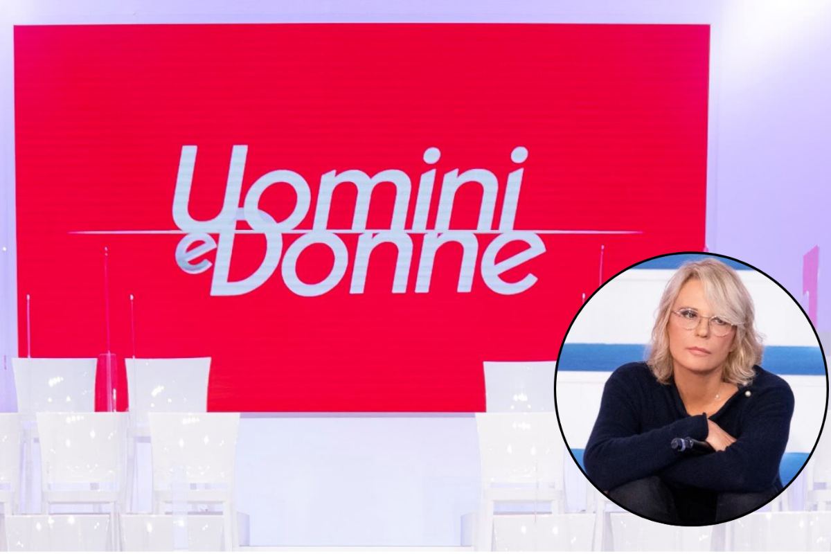 studio uomini e donne e collage maria de filippi
