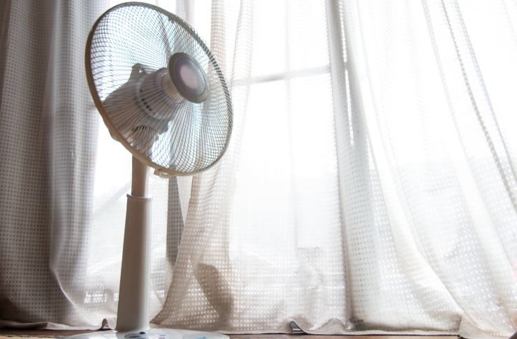 ventilatore finestra tenda